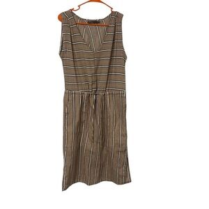 Striped Sleeveless Dress